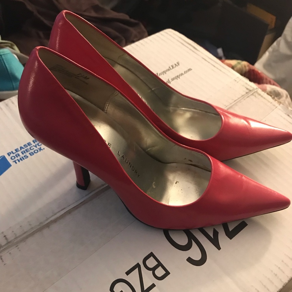 Hot pink heels